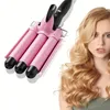 Curling Iron Temperatura regulowane ceramiczne duże fale Regulowane 25 mm Waver Waver Curling Iron na długie lub krótkie włosy Szybko Ostatnie długa wahanie żelaza