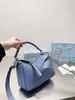 LOEWESSS designer crossbodys bag Luxury handbag Women's puzzless geometric shoulder bag Fashion crossbodys bag Contrast stitching wallet Letter 24cm