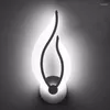 Wall Lamp LED Light Modern Acrylic Sconce 10W AC90-260V Flame Shape Indoor Bathr