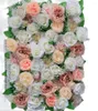 装飾花 TONGFENG Mixcolor 道路リード市場装飾人工シルクローズフラワー壁結婚式の背景