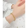 Link Armbänder Edelstahl Armband Großhandel Mode Joker Vertraglich Süßwasser Perle Weibliche Liebe