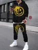 Tracksuits voor heren IP OP 3D Plaid Line Print Pants Set Cool Heren/Dames 2-delige tracksuitsets Sprin Autumn Menswear