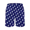 Short masculin étoiles de mer étoiles de mer d'été bleu marine de surf de surf de surface hommes confortable conception décontractée de grande taille de natation