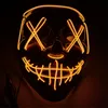 Autres fournitures de fête d'événement Halloween Masquerade Décoration Horreur Bulling Vopor Control Contrôle Ghost Step Cold Light Mask Supply 230817