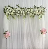 Flores decorativas 2pcs decoração de seda de seda decoração decoração de sala de peônia Diy porta arqueada Linha de flor Janela t