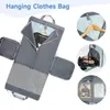 Duffel Bags 36-55L PU Saco dobrável Bolsa de grande capacidade Bagagem portátil para homens de armazenamento multifuncional de mulheres