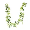 Decorative Flowers Willow Vine Artificial Flower Garland Fake Vines Rattan Multipurpose Craft Art Decor For Wedding Party