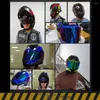 Capacetes de motocicleta DOT ECE aprovado genuíno Itália BlackLion Modular Flip Up Capacete Homens Mulheres Motocross Racing Casco Moto Capacete