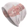 Beretten Rose Gold Hamsa Bonnet Hat Breien hoeden Men vrouwen coole unisex geometrie fatima warme winterbeanies cap