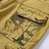 Męskie szorty 2023 Summer Camouflae taktyczne Caro Sorts Men Kaki Joer Military Cotton Casual Loose