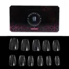 False Nails Soft Gel Full Cover Nail Tips Clear For Press On Extension E1YD