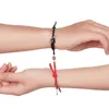 Braccialetti di fascino colorato corda dolce corda braccialetto per donne uomini carta carta amore magnetico gioiello alla fortuna a mano all'ingrosso