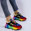 Klänningskor Kvinnor Sneakers Summer Outdoor Sports Shoes Multicolor Leisure Bekväm frenulum plus storlek 42 Spring Hot Sale Running Footwear T230818