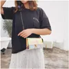 Torby Duffel Spring/Summer Wersja koreańska wszechstronna przezroczysta laserowa galaretka Kobieta Student Crossbody Małe