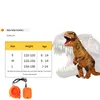 Cosplay Child Adult Unisex Inflatable Dinosaur Tyrannosaurus Rex Cosplay Costume Kids Kindergarden Performance Halloween Carnival 230817