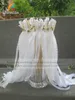 Decorative Objects Figurines est 502010pcslot white lace wedding ribbon wands for decoration 230825