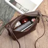 Totes MJ Soft Genuine Leather Women Messenger Bag Female Real Leather Crossbody Shoulder Bags Small Handbag Retro Phone Bag for Girls HKD230818