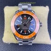 2023NEW SBF Discing Performance Watch 8912 Movimento Orange Digital Digital Dia Orange Ring Port Orologi da uomo Mirror Mens