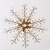 Lustres d'éclairage de lustre en cristal moderne pour la chambre de cuisine branches style plafond lustre avié