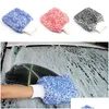 Glove 26X20Cm Car Cleaning Tra Soft Mitt Microfiber Madness Wash Easy To Dry Detailing Drop Delivery Mobiles Motorcycles Care Dhrzr