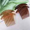 2PCS 7 Teeth Material Plastic Hair Comb Headdress Comb with Teeth Insert Comb Lady Hair Accessories