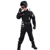 Cosplay Kids Traffic Special Halloween Carnival Party Performance Men Uniforms Kids Army Boys Cosplay Costumes 110-160cm 230817