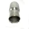 1pcs 304 الفولاذ المقاوم للصدأ Universal Automobile Miper Miper Muffler Car Accessorie تعديل x