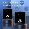 Microfoons Lavalier Microfoon SX85 Draadloze microfoon voor iPhone PC DSLR Camera Type-C Android Telefoon Interview Live Mic Noise Reduction HKD230818