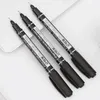 Painting Pens 9pcsSet Permanent Paint Marker Pen Oily Waterproof Black for Tyre Markers Quick Drying Signature Stationery Supplies 230818