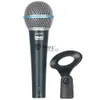 Microphones BETA58 BETA58A Microphone dynamique filaire Home Studio Enregistrement Micro portable Performance en direct Podcast HKD230818