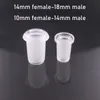 Acessórios para fumantes de 10pcs Redutor de vidro Redutor de 10 mm 14mm 18mm Conversor feminino masculino para cachimbo de água de bongues de vidro Quartz Banger Nail