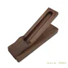 Walnut Single Pen Display Halter Pinsel Holzbleistift Hülle Box mit Deckel Desktop Stationery Lagerung Organizer für Stifte