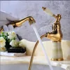 Bathroom Sink Faucets And Cold Gold Finish Pull Out Basin Faucet Brass Jade Tap With Shower Head Style