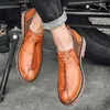 Dress Shoes Fashion Men's Casual Shoes High Quality Genuine Leather Men's Shoes Waterproof Men's Loafers Outdoor Motorcycle Work Shoes 230817