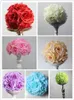 Dekorativa blommor SPR 20st/ parti 15 cm/ 6 tum bröllopsdekorationer Silk Kissing Pomander Rose Balls Bouquet