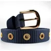 Belts Fashion Ladies Alloy Needle Buckle Belt Narrow Diamond Denim Cargo Youth Korean Personalized Decorative Skirt A3230