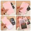 Keychains Women Men Badge Child Bus Card Cover Case Holder Bags Business Waterproof Holders Bank ID With Keyring