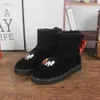 Botas clásicas para mujer, minibotas de plataforma, botas de nieve de piel ultramate, mezcla de lana de gamuza, botines de diseñador de invierno cómodos, talla 35-40 uggit