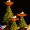 Titulares de vela Nórdicos Mesa de jantar de moda Decoração Velas Stand árvores de Natal Decoracionas de luxo Decoração de casa Decoração