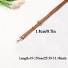 Bag Parts Accessories 130cm Long PU Leather Shoulder Strap bag Handles DIY Replacement Purse Handle for Handbag Belts 230817