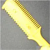Ciseaux de cheveux en gros - 1 pc Barber Ciseaux coupés Styling Razor Magic Blade Peigt Hairdressing Tool Kit Drop Liviling Products Care Dhuq7