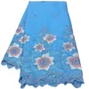 KY-5080 縫製クラフト綿布刺繍スイスボイルレース生地のウェディングドレス女性のための機会パーティー最新 5 ヤード夏と秋のアフリカ販売