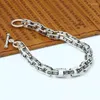 Link armbanden foyuan zilveren kleur vintage mode sieraden gepersonaliseerde heren om mani padme hum bracelet verjaardag cadeau