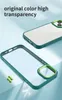 Topp transparent stötsäker akryl hybrid rustning hårda telefonfodral för iPhone 15 14 13 12 11 Pro xs max xr 8 7 6 plus samsung s23 s22 s21 s20 not20 ultra
