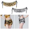Stage Wear Belly Dance Hip Skirt Scarf Tassel Sequin Wrap Rostume Performance Outfit Sequins Belts Body Accessories For Women