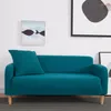 Stuhlabdeckungen Jacquard Solid Sofa Protector für Wohnzimmer Couch Deckel Eckbezug L Form 1/2/3/4-Sitzer
