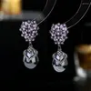 Stud Earrings Imitation Pearl Women Fashion Snowflake Crystal Charm Zircon Jewelry Cute Choice For Couple Gift