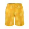 Portos de verano para hombres Pontas amarillas Running Honeycomb Sex Diseño Pantalones cortos Pantalones cortos Casco de natación seca Bajón de natación Plus 3xl