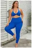 Women's Leggings Ultimate Comfort Plus Size Yoga Set: High Waist Compression Fitness Suit - Breathable & Quick-Drying Activewear For Women