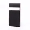 Nouveau beau portable plus coloré en cuir PU en cuir inoxydable cigarette fumer cigarette boîte de rangement